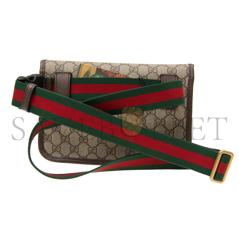 GUCCI GG SUPREME BELT BAG 493930 (24*17*3.5cm)